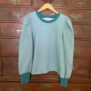 LOFT Puff Sleeve Sweatshirt